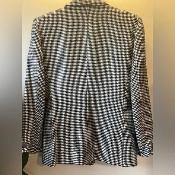 ✨ Vintage Jones New York Houndstooth Blazer - Picture 5 of 7